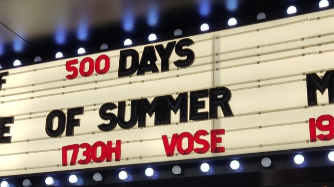 Cartelera de (500) Days of Summer